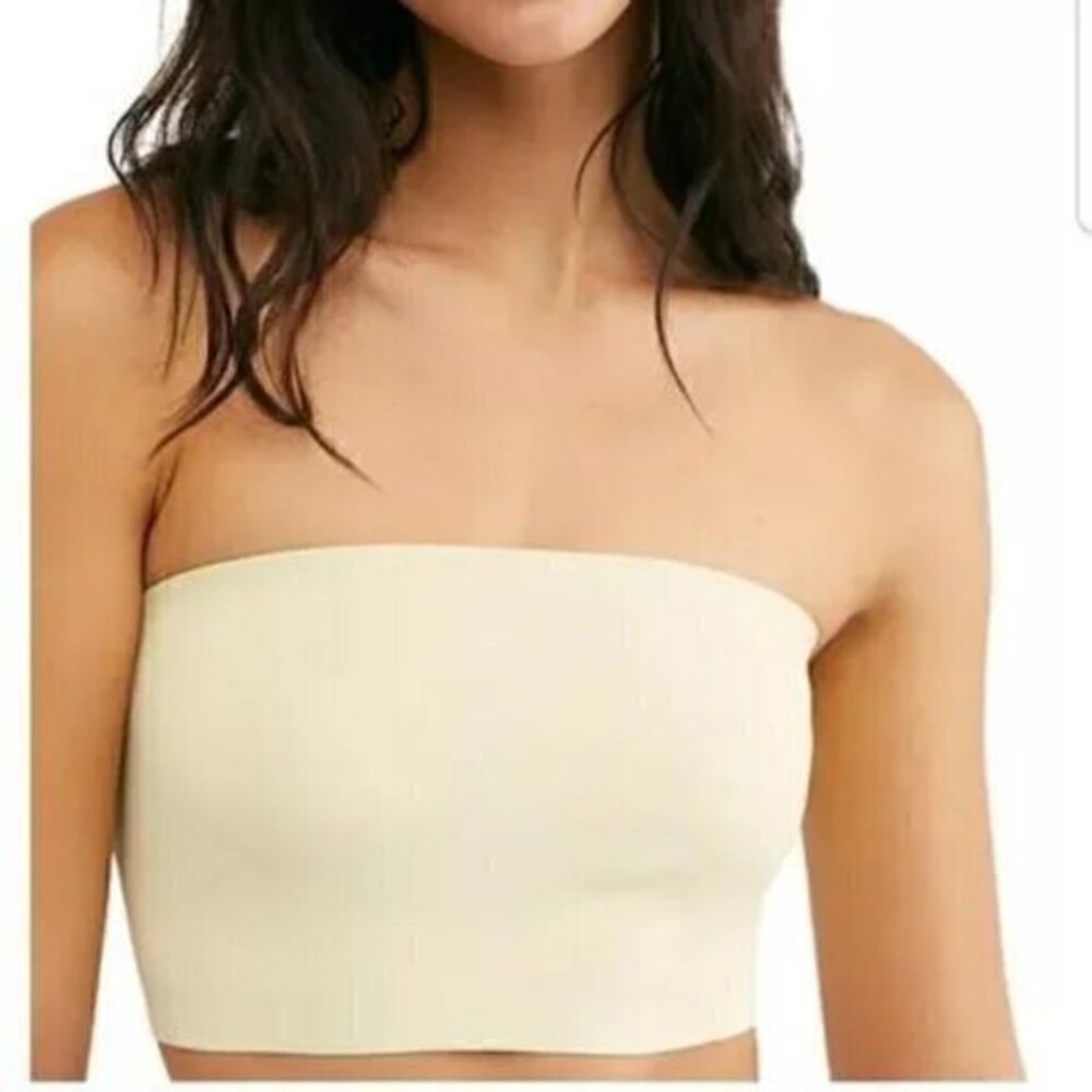 Free People Nina Bandeau in Daybreak Pale Yellow Size S NWT